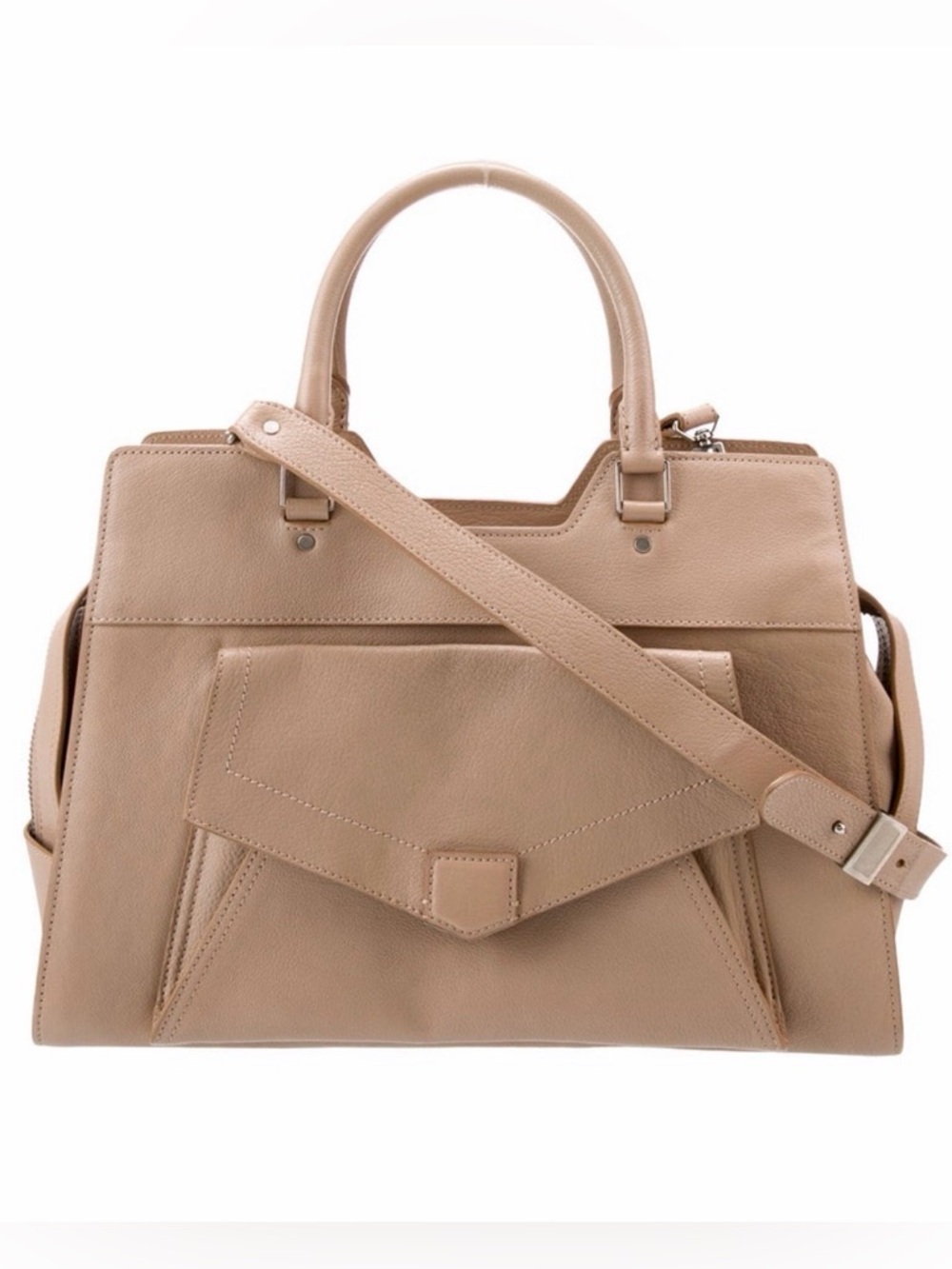 Proenza Schouler Tan Leather Small PS13 Satchel